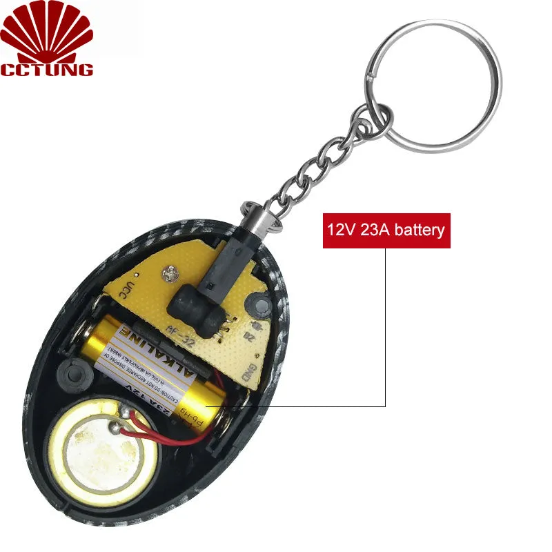 130db Mini SOS Panic Sound Personal Alarm Siren Emergency Safety Battery Keychain to Help Scare Off