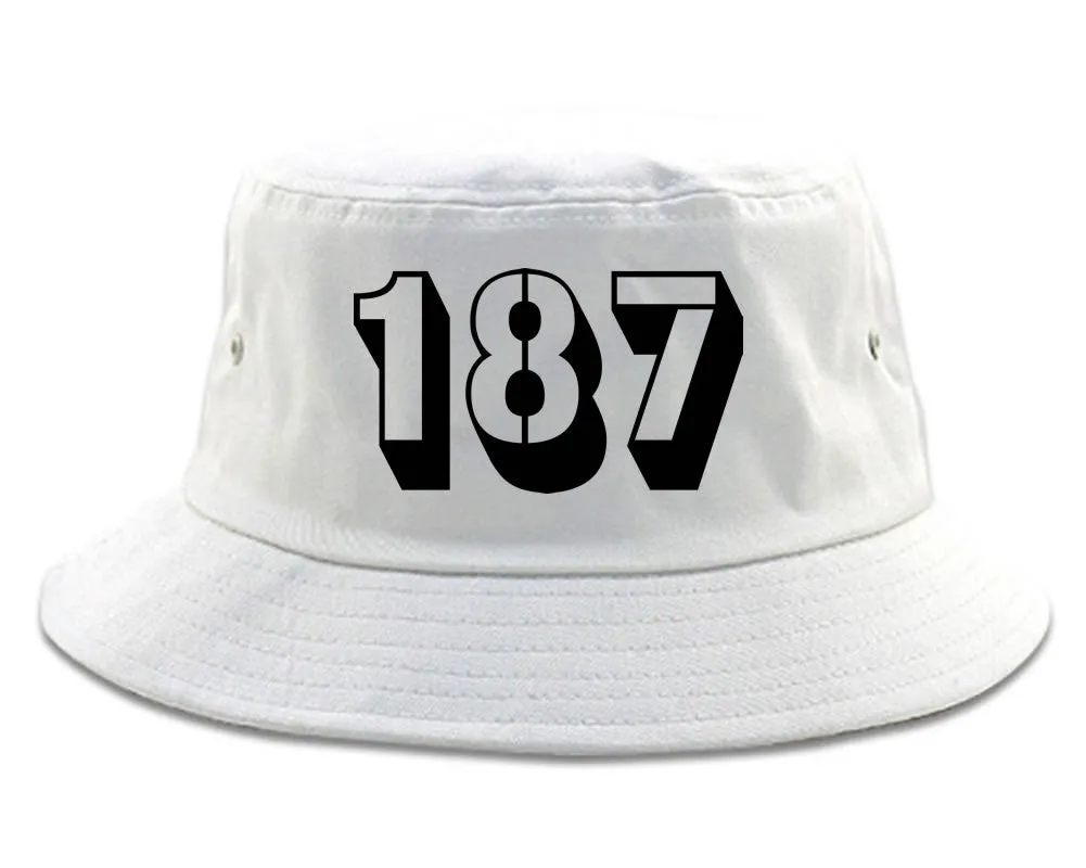 187 Homicide Police Code Bucket Hat