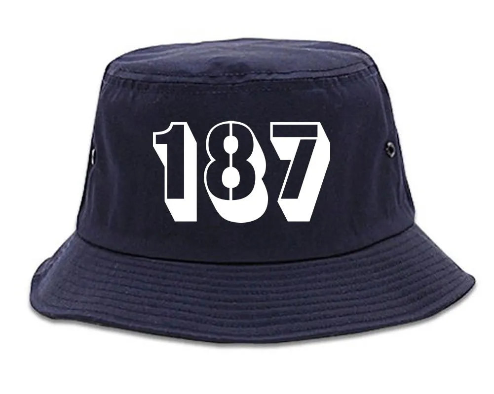 187 Homicide Police Code Bucket Hat