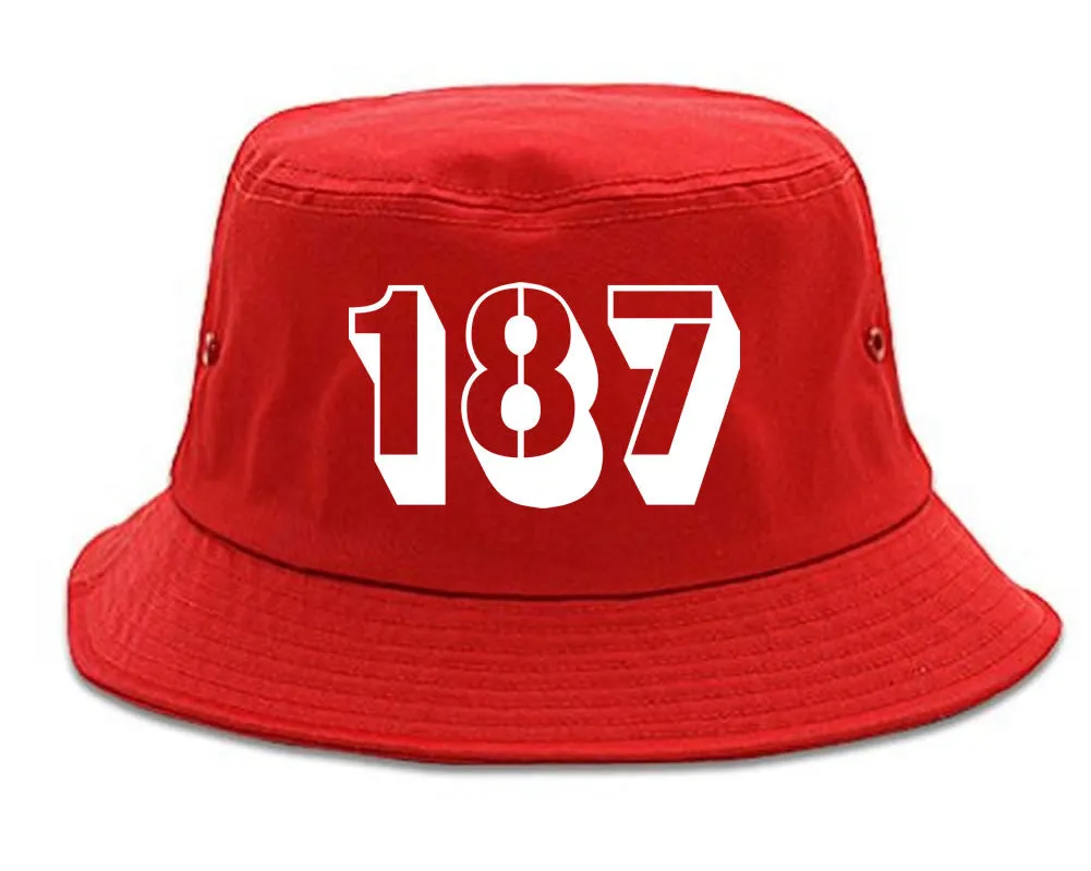 187 Homicide Police Code Bucket Hat