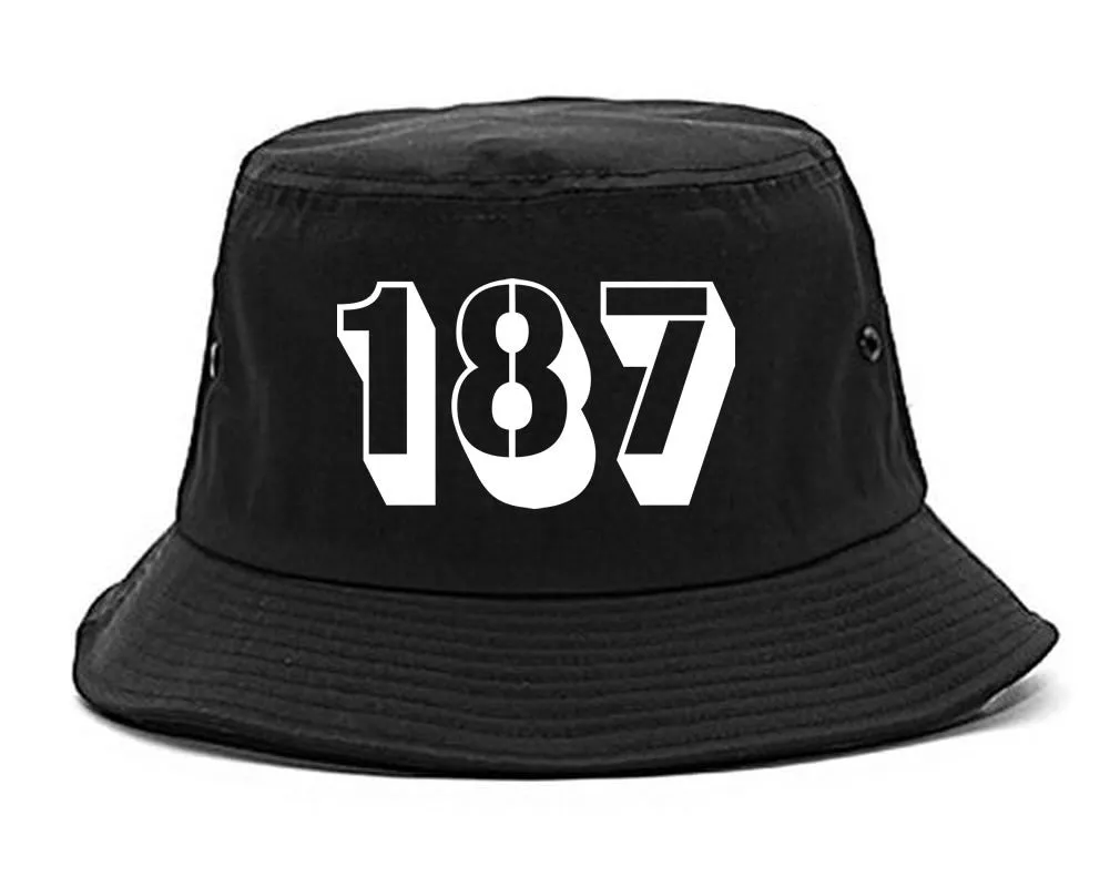 187 Homicide Police Code Bucket Hat