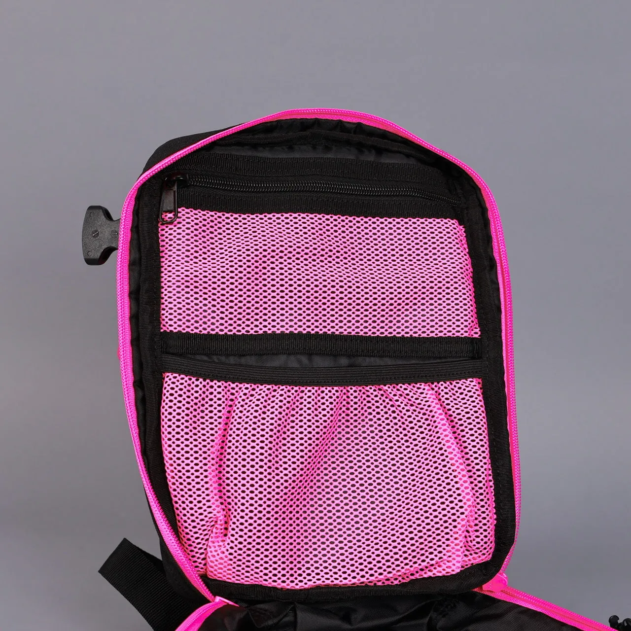 9L Backpack Mini Black Neon Pink