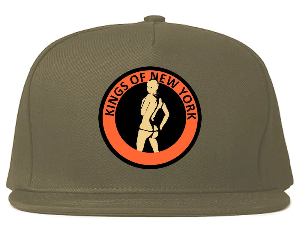 Amber Twerk Kings Of New York Logo Snapback Hat