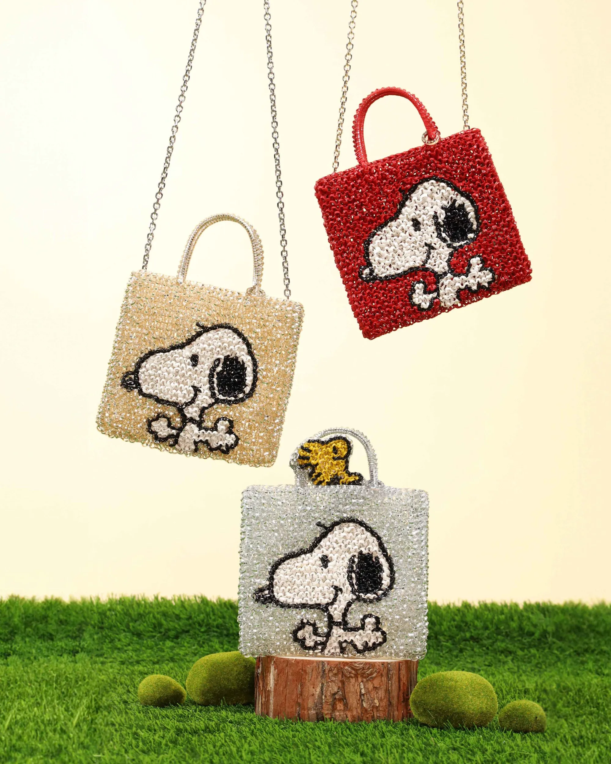 ANTEPRIMA WIREBAG x Snoopy Woodstock Wire Charm