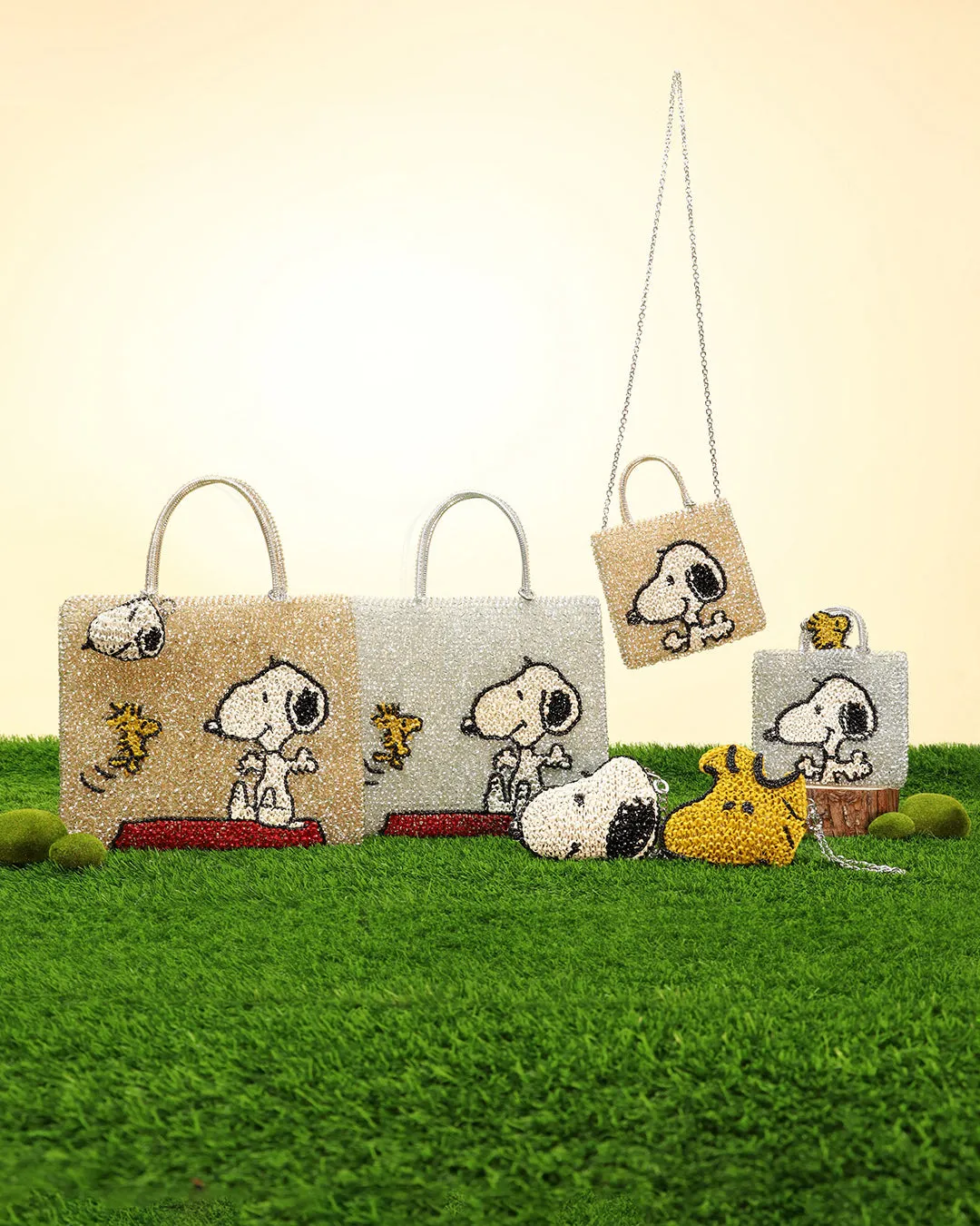 ANTEPRIMA WIREBAG x Snoopy Woodstock Wire Charm