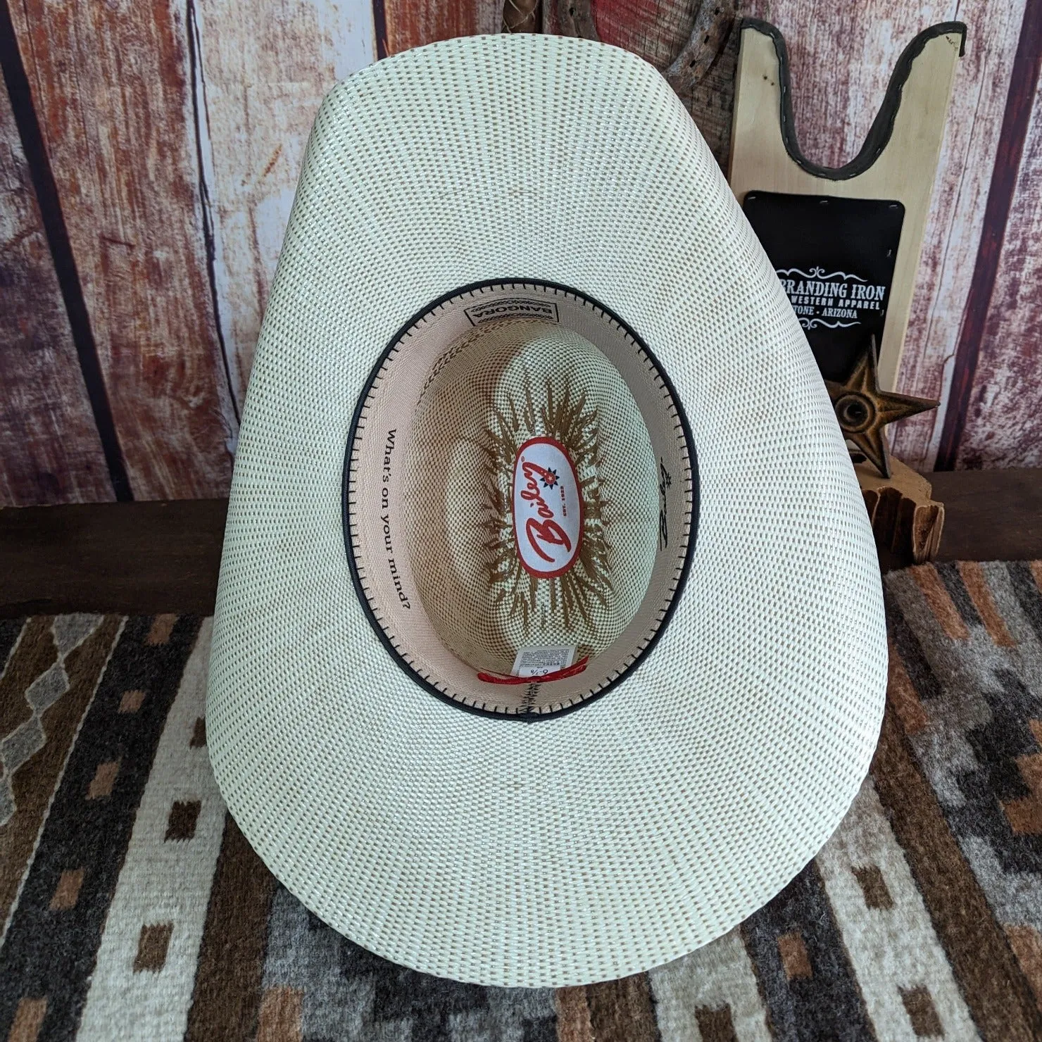 Bangora Straw Hat the "Western Spradley" by Bailey S17BGB