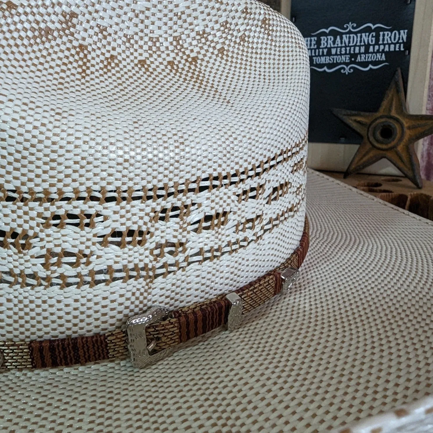 Bangora Straw Hat the "Western Spradley" by Bailey S17BGB