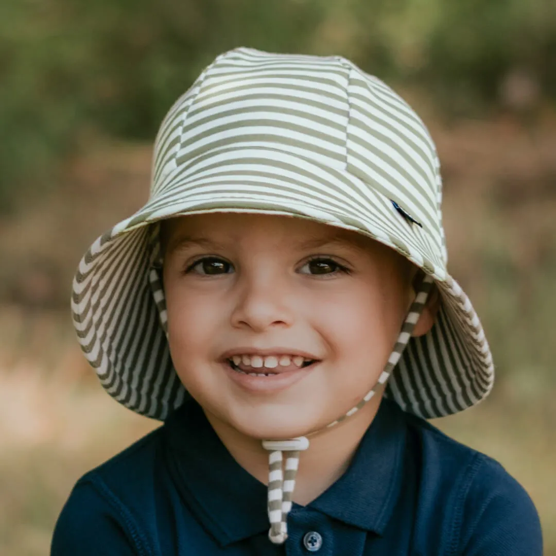 Bedhead Khaki Stripe Bucket Hat