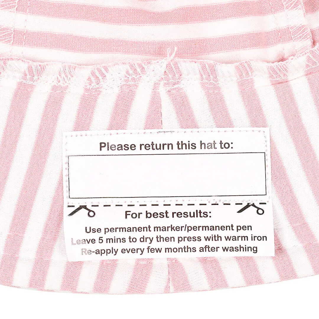 Bedhead Pink Stripe Bucket Hat