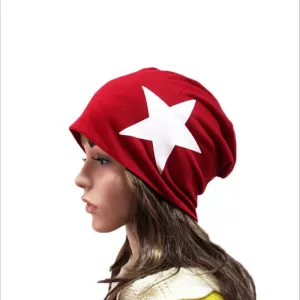 Big Star Design Casual Knitted Fashion Beanie