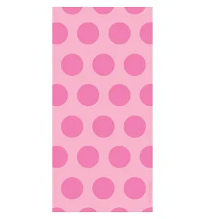 Candy Pink Dots Cello Bags 20 Ct