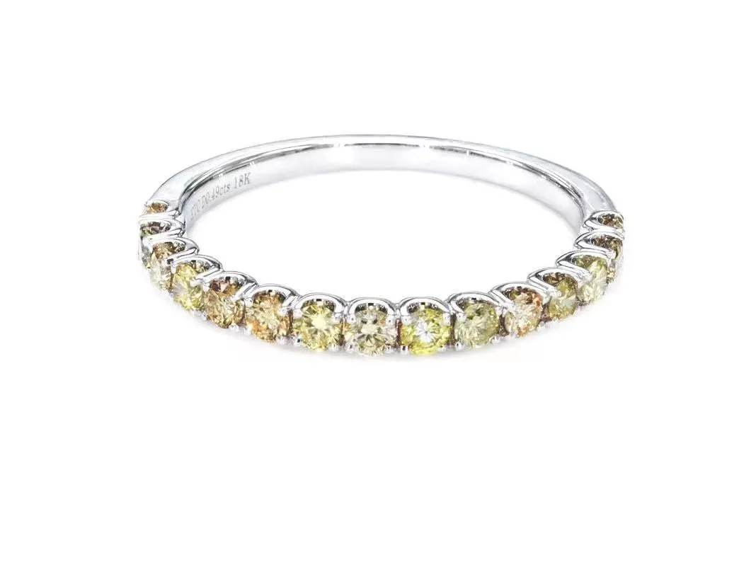 Classic Diamond Half Eternity Ring