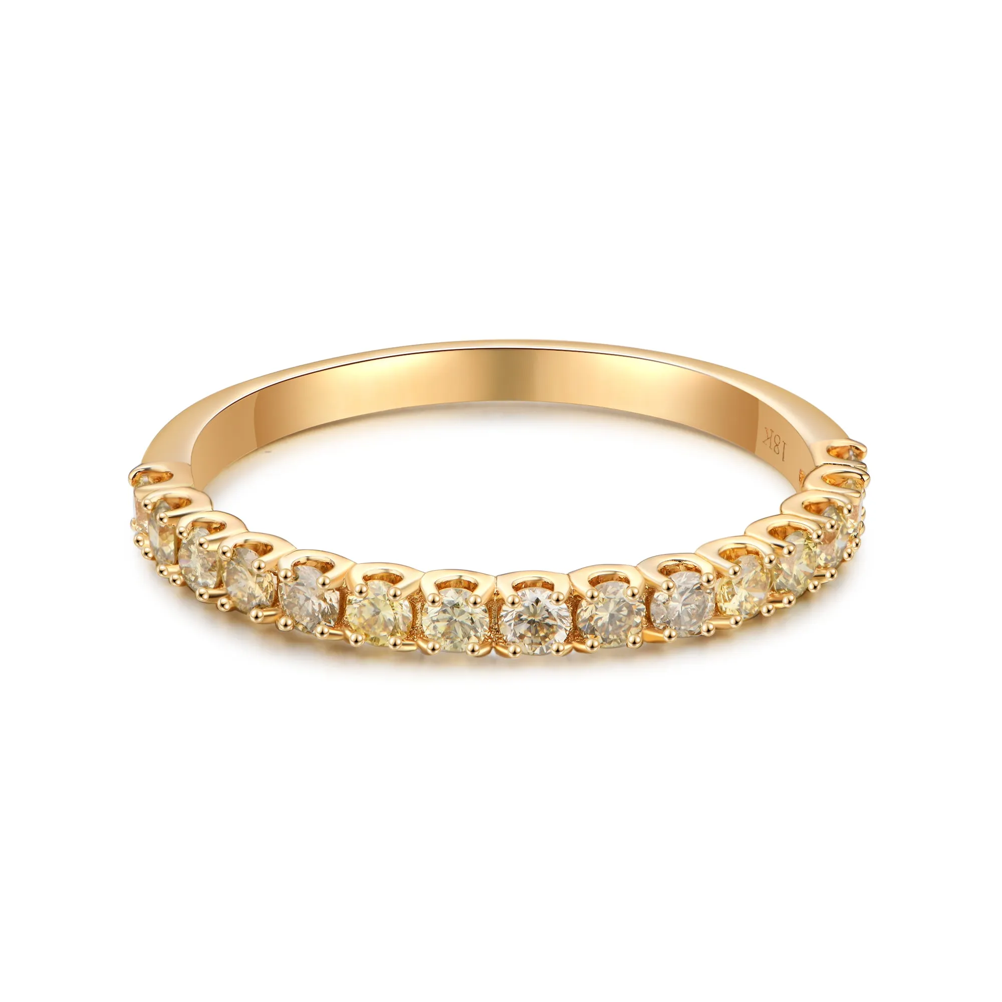 Classic Diamond Half Eternity Ring