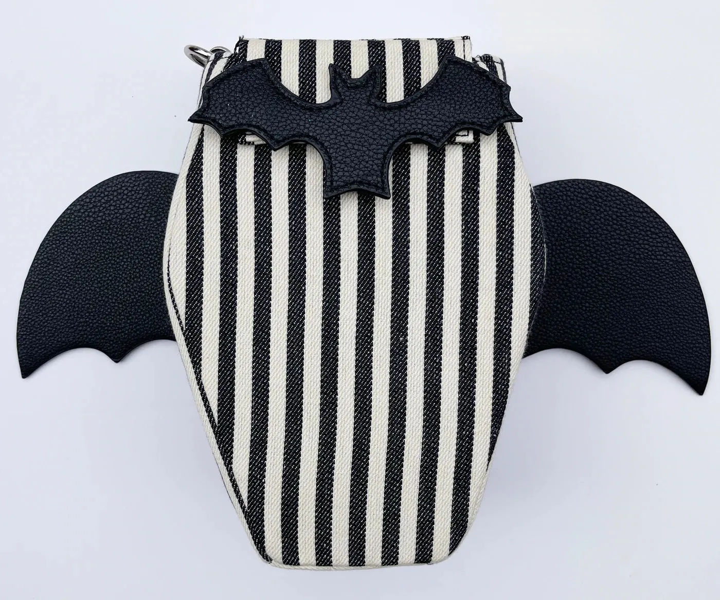 Coffin Purse/Backpack MINI with Bat Wings