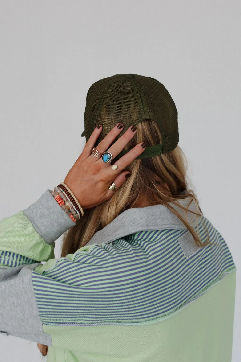 Desert Drift Trucker Hat - Olive