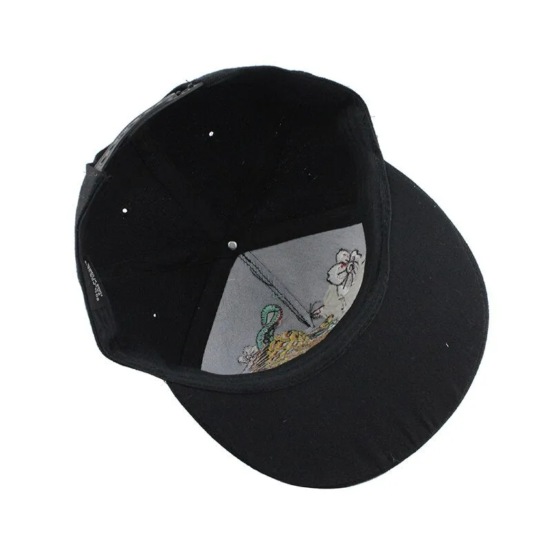 Eagle Embroidery Street Style Snapback Hip Hop Cap