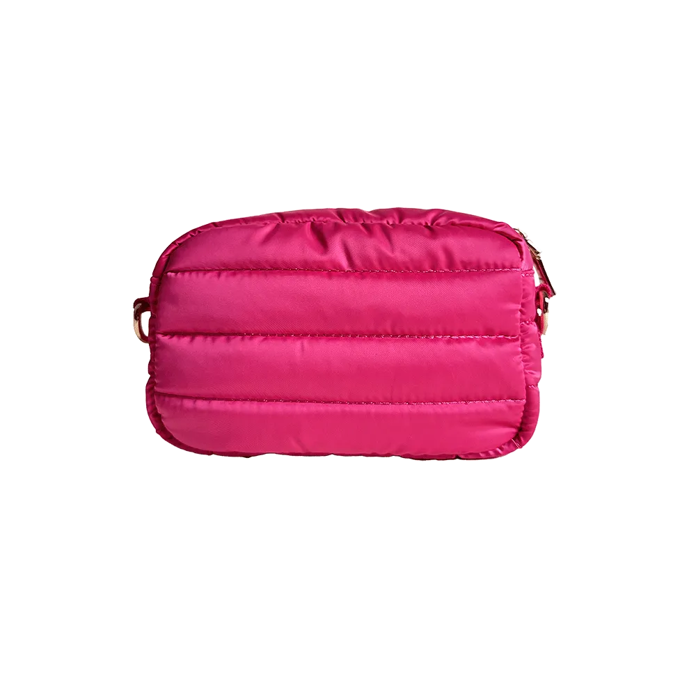 Ella Quilted Puffy Zip Top Messenger