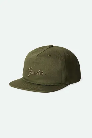 Fender Factory Netplus Snapback - Olive