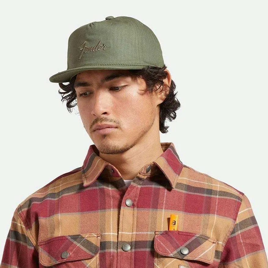 Fender Factory Netplus Snapback - Olive