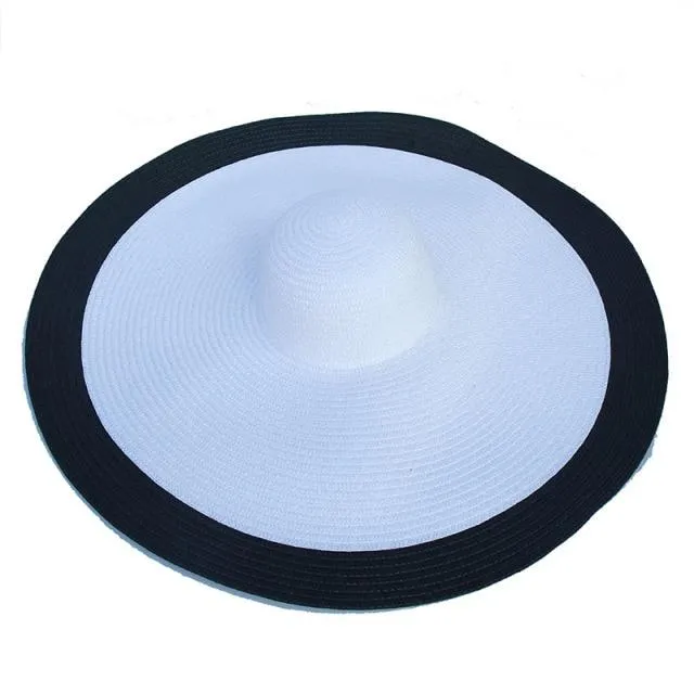 Foldable Women Oversized Hat Large Brim Summer Sun Beach Hats