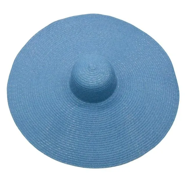 Foldable Women Oversized Hat Large Brim Summer Sun Beach Hats