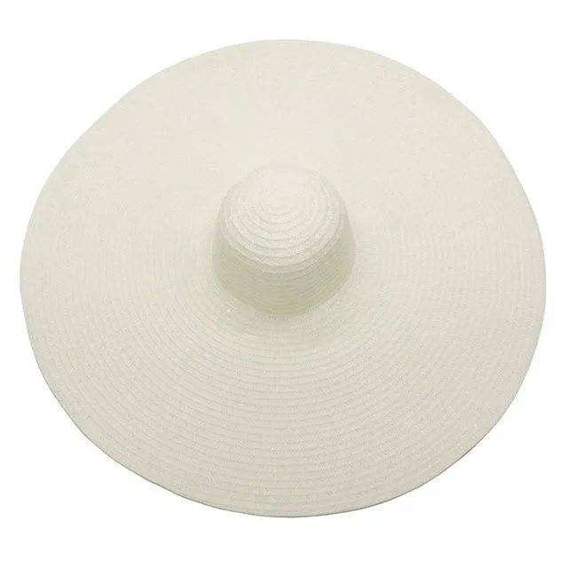 Foldable Women Oversized Hat Large Brim Summer Sun Beach Hats