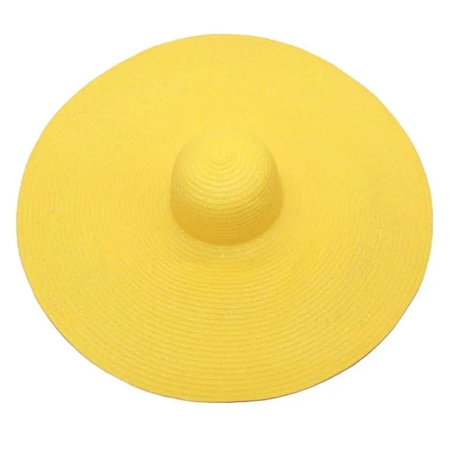 Foldable Women Oversized Hat Large Brim Summer Sun Beach Hats