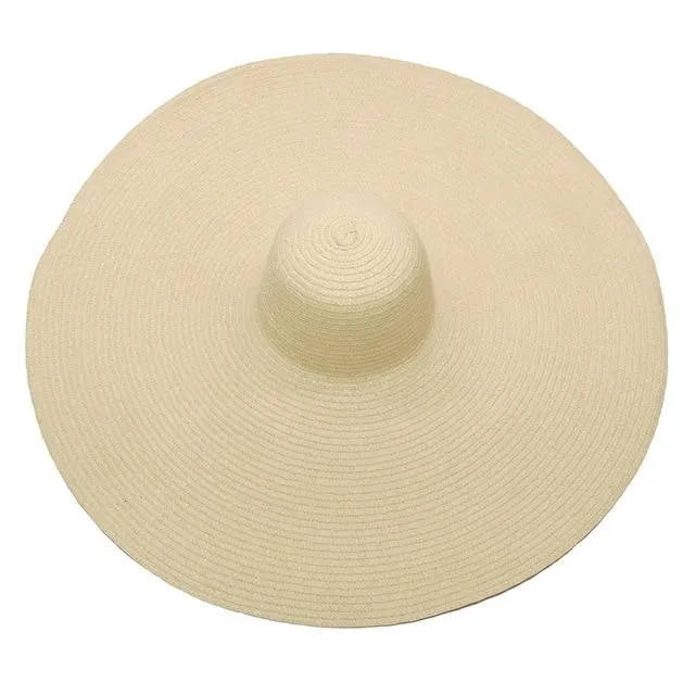 Foldable Women Oversized Hat Large Brim Summer Sun Beach Hats