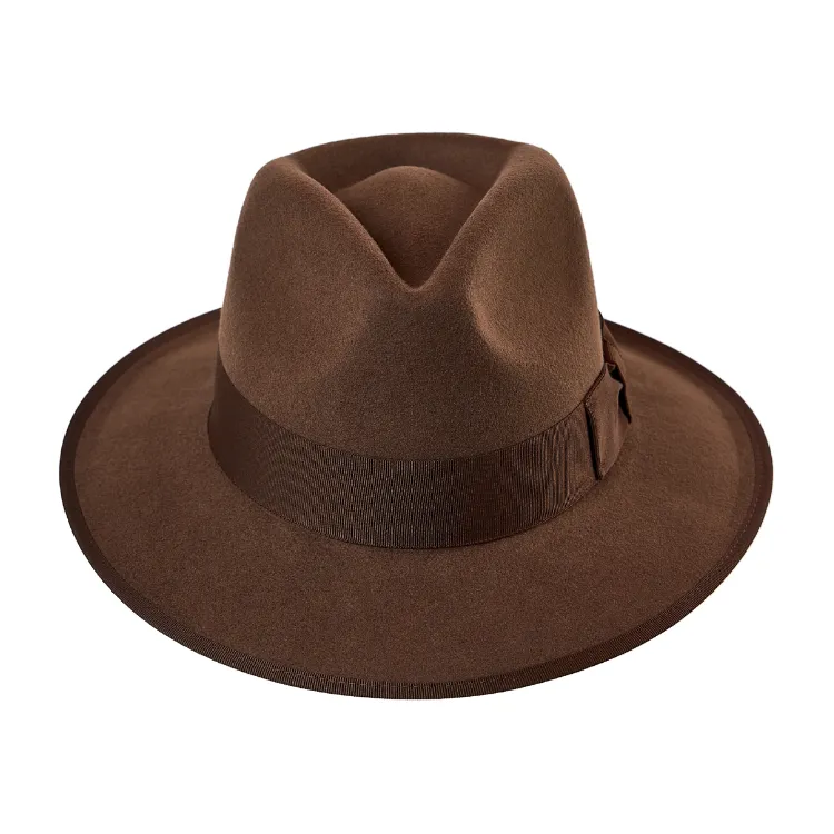 GC Hats Indy Felt Fedora - Chocolate