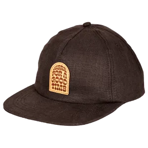 Good Times 100% Hemp Strapback | Black