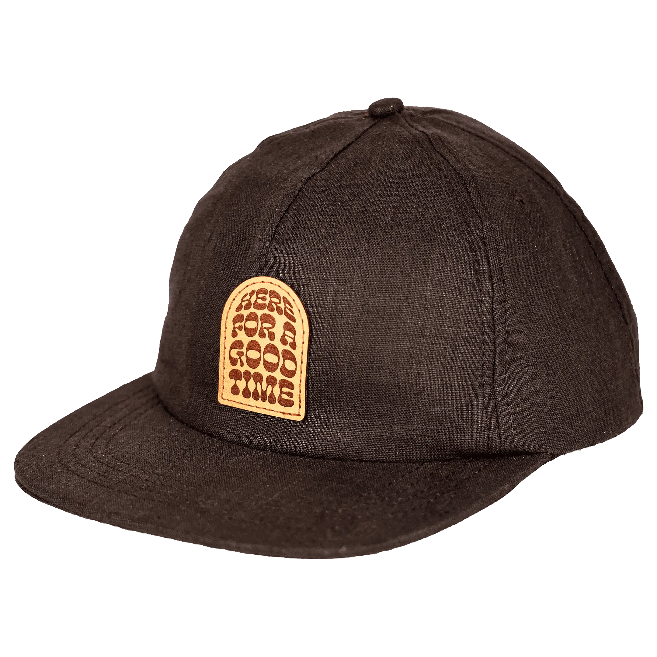 Good Times 100% Hemp Strapback | Black