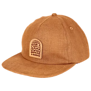 Good Times 100% Hemp Strapback | Brown