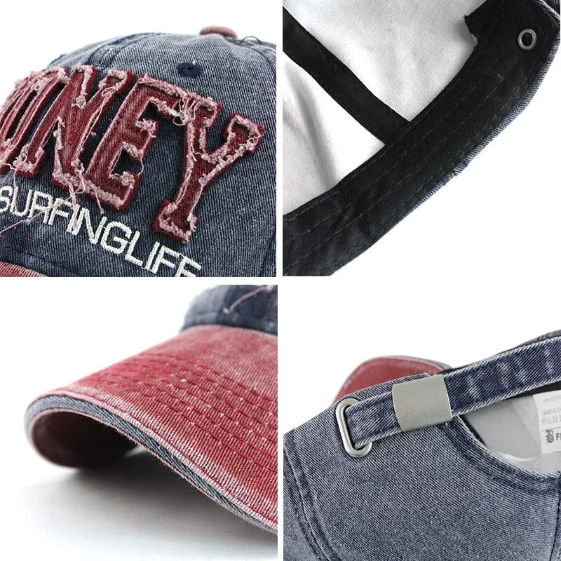 Honey Springlife Embroidered Patched Snapback Baseball Cap