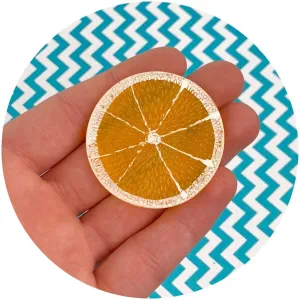 Jumbo Orange Charm