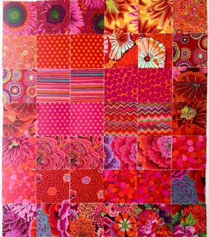 Kaffe Fassett Red Charm Pack quilting cotton - Classic collection