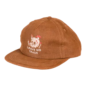 Leave No Trace 100% Hemp Strapback | Brown