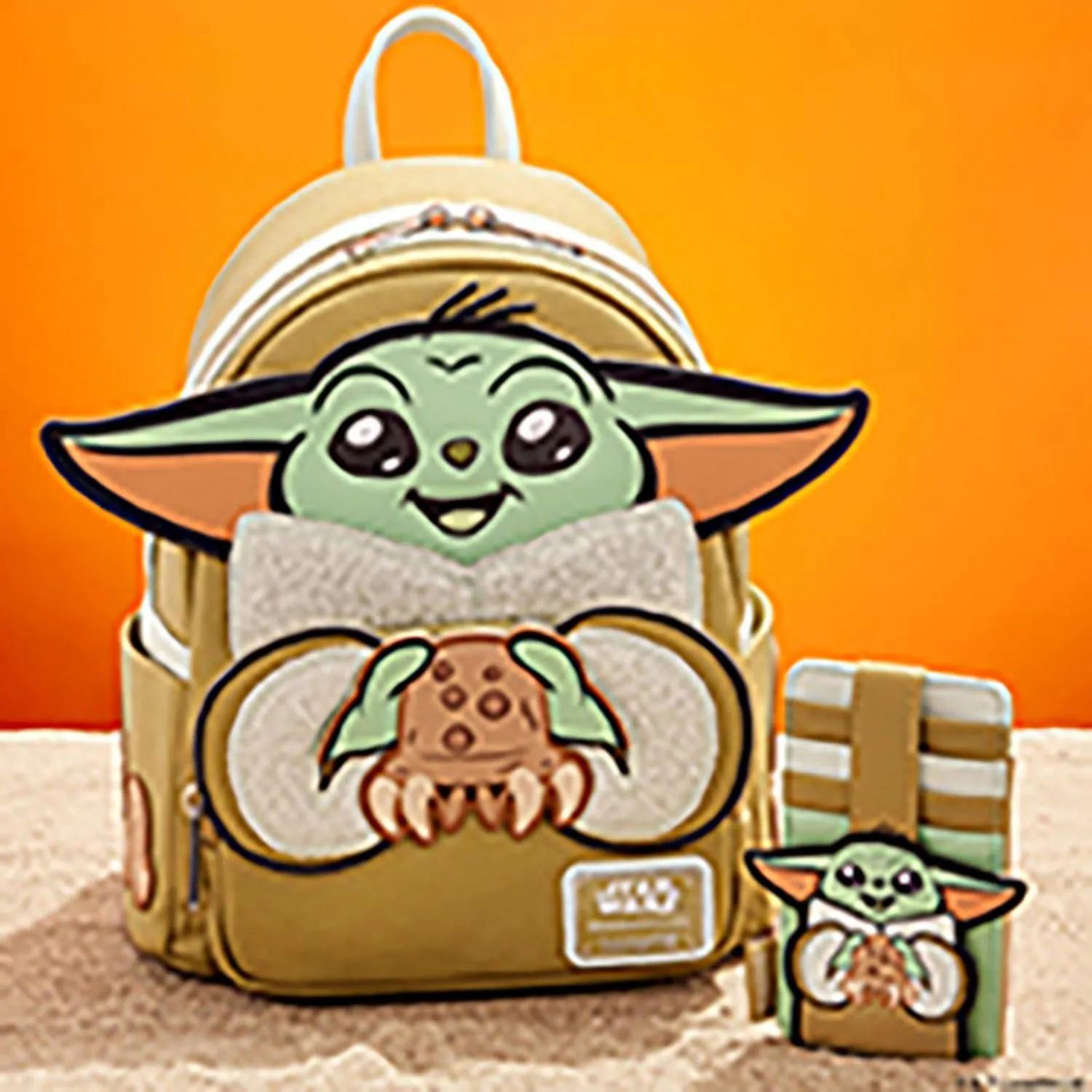 Loungefly Mini Backpack Grogu & Crabbies The Mandalorian