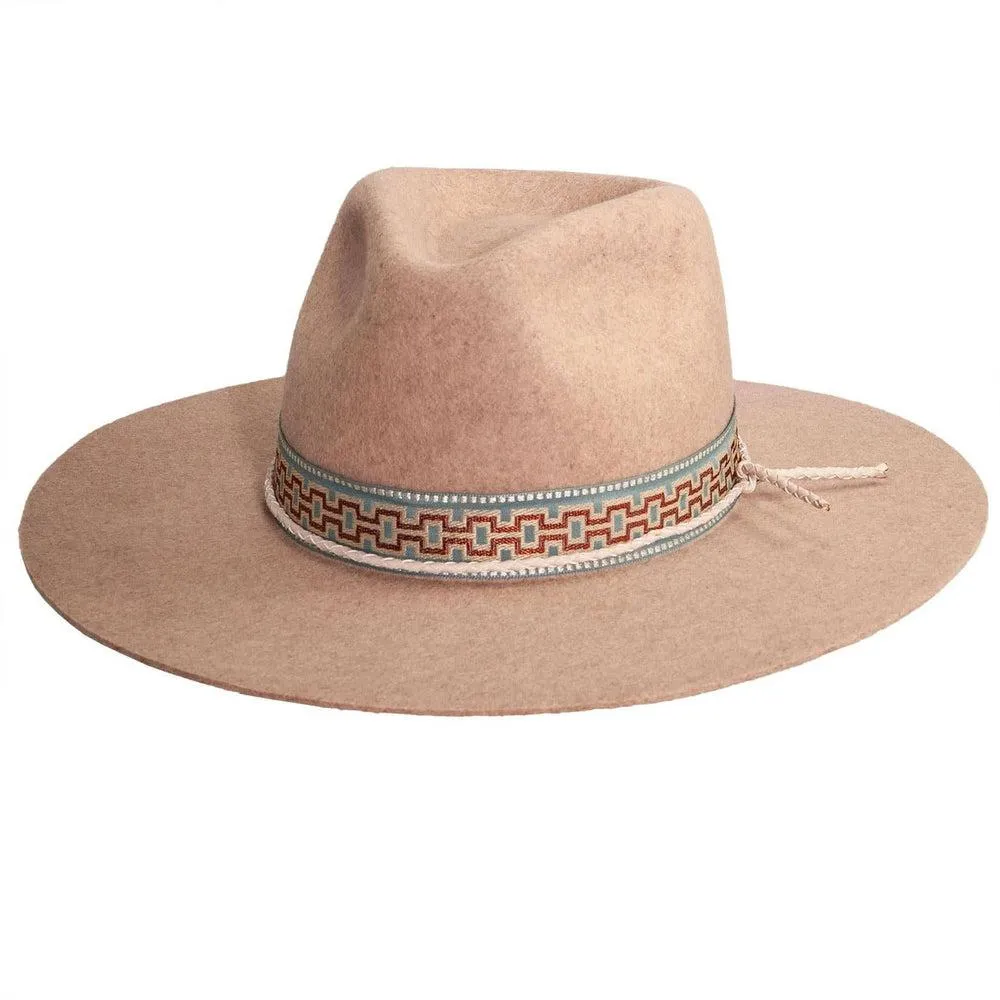 Maldives Moon | Mens Wide Brim Felt Fedora Hat