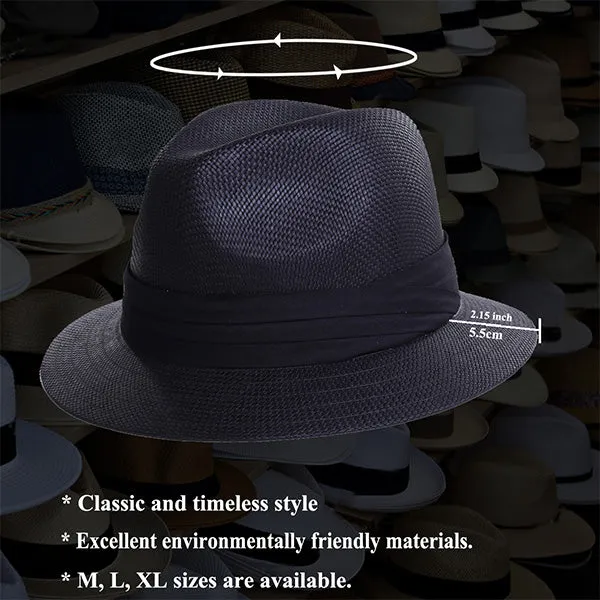 Men Women Fedora Hats for Summer F039