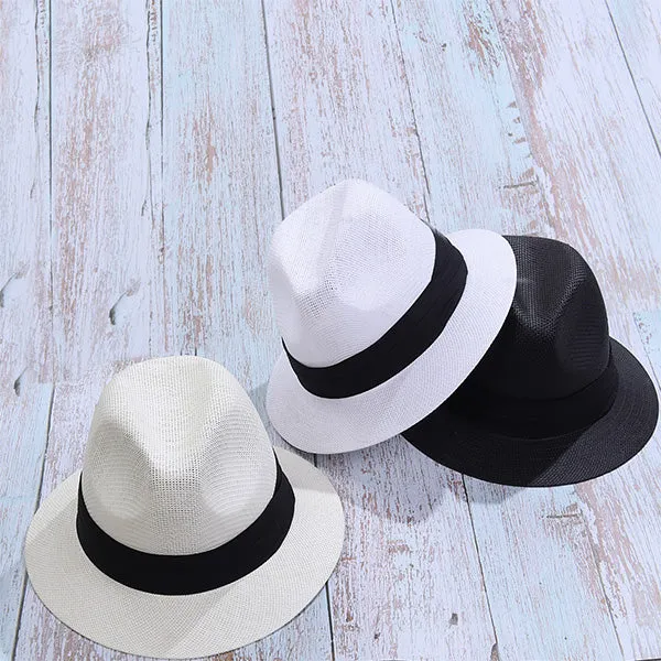 Men Women Fedora Hats for Summer F039