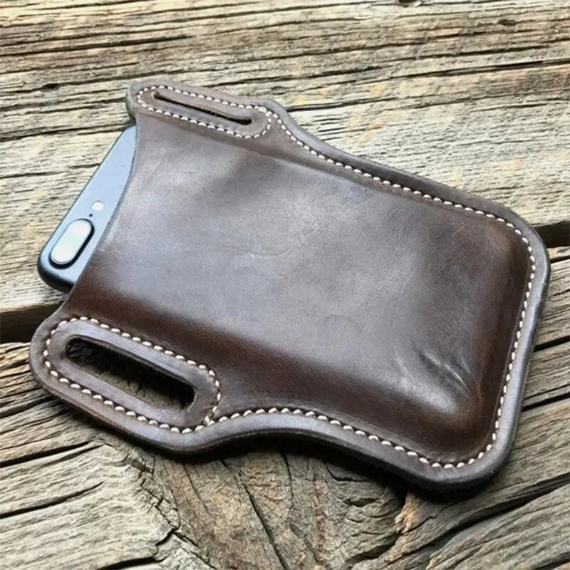 Men's Vintage Casual Leather Phone Bag