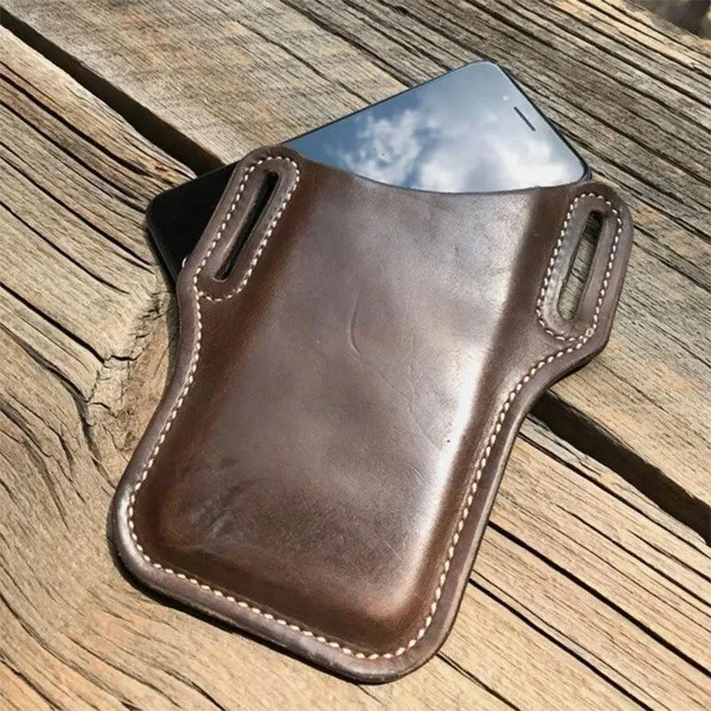 Men's Vintage Casual Leather Phone Bag