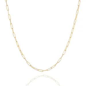 Mini Paperclip Layering Necklace in Gold and Silver