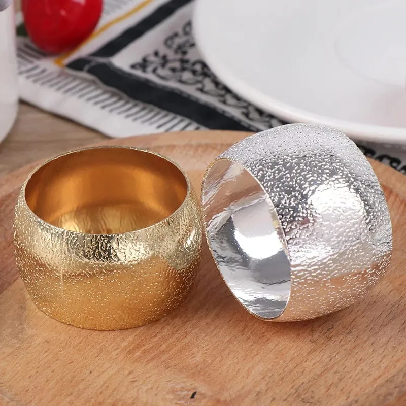 Napkin Holder Rings-Golden Rings