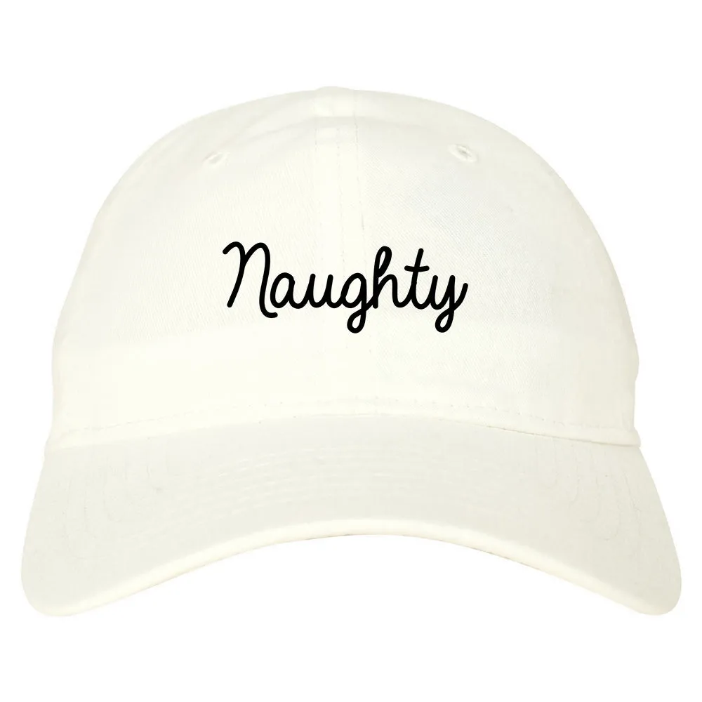 Naughty Script Bad Mens Dad Hat Baseball Cap