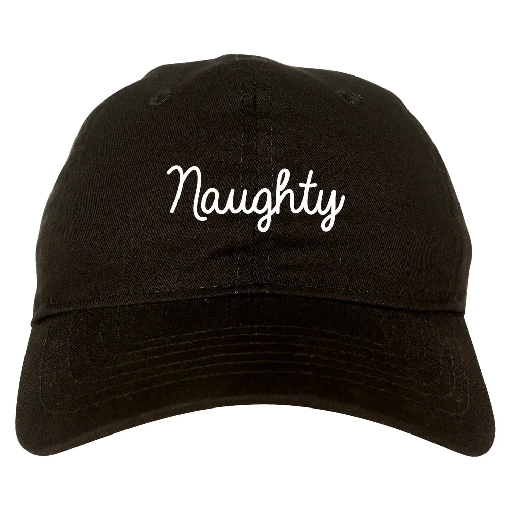 Naughty Script Bad Mens Dad Hat Baseball Cap