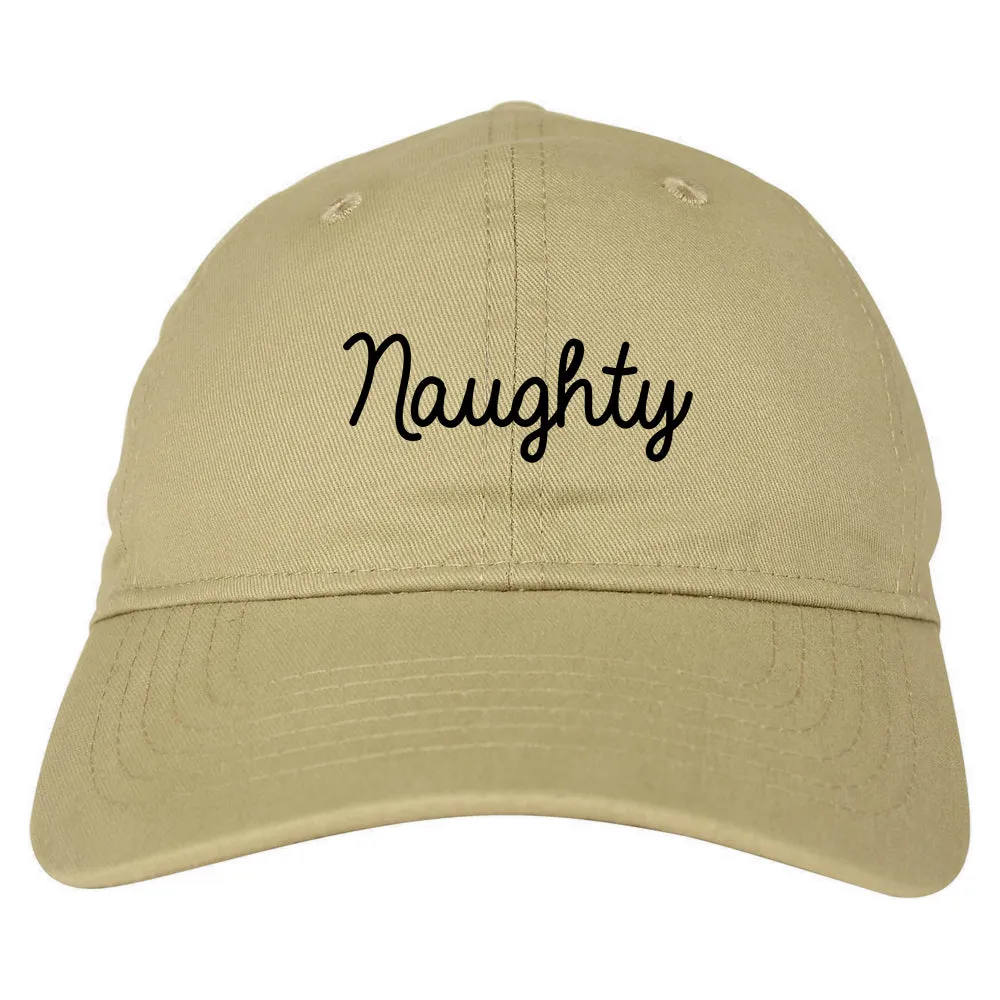 Naughty Script Bad Mens Dad Hat Baseball Cap