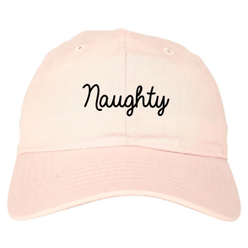 Naughty Script Bad Mens Dad Hat Baseball Cap