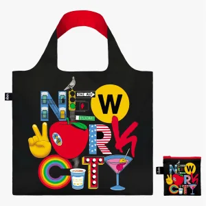 New York City Illustrated Type Tote