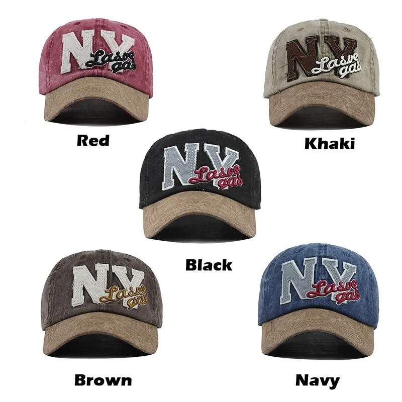 New York Las Vegas Embroidered Snapback Baseball Cap